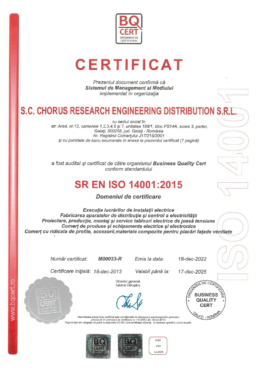 Anexa Certificat 